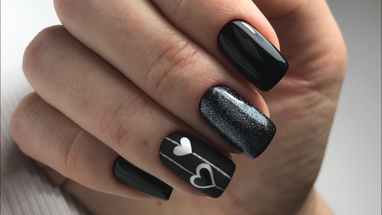 Refill unghie Dry Manicure russa Nail art Unghie per San Valentino Маникюр ко дню всех влюблённых