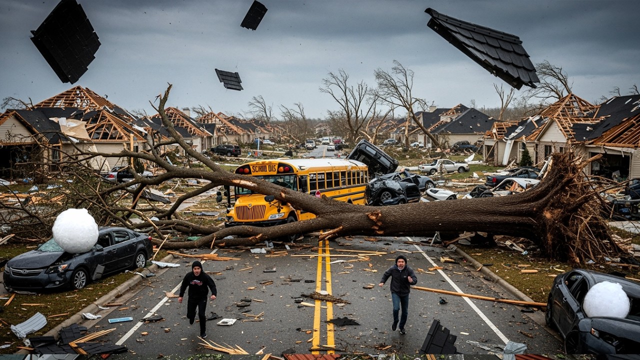 Chaos in New York Today! Golf Ball Size Hail Slams Many Homes Cars in Illinois Michigan