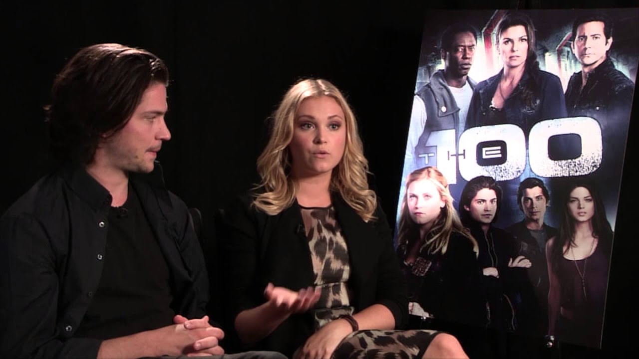 The 100's Thomas McDonnell & Eliza Taylor spill!
