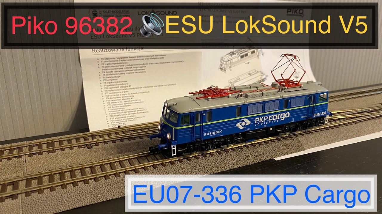 UNBOXING: #EU07-336 #ESULokSound #303E #Piko #DCC | Test ESU Lok Sound V5 | #PKPCargo | #Piko96382