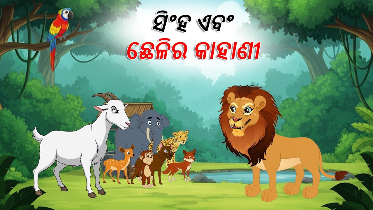 ସିଂହ ଏବଂ ଛେଳିର କାହାଣୀ || SHER AUR BAKRI KI KAHANIYA || SHINZOOTV