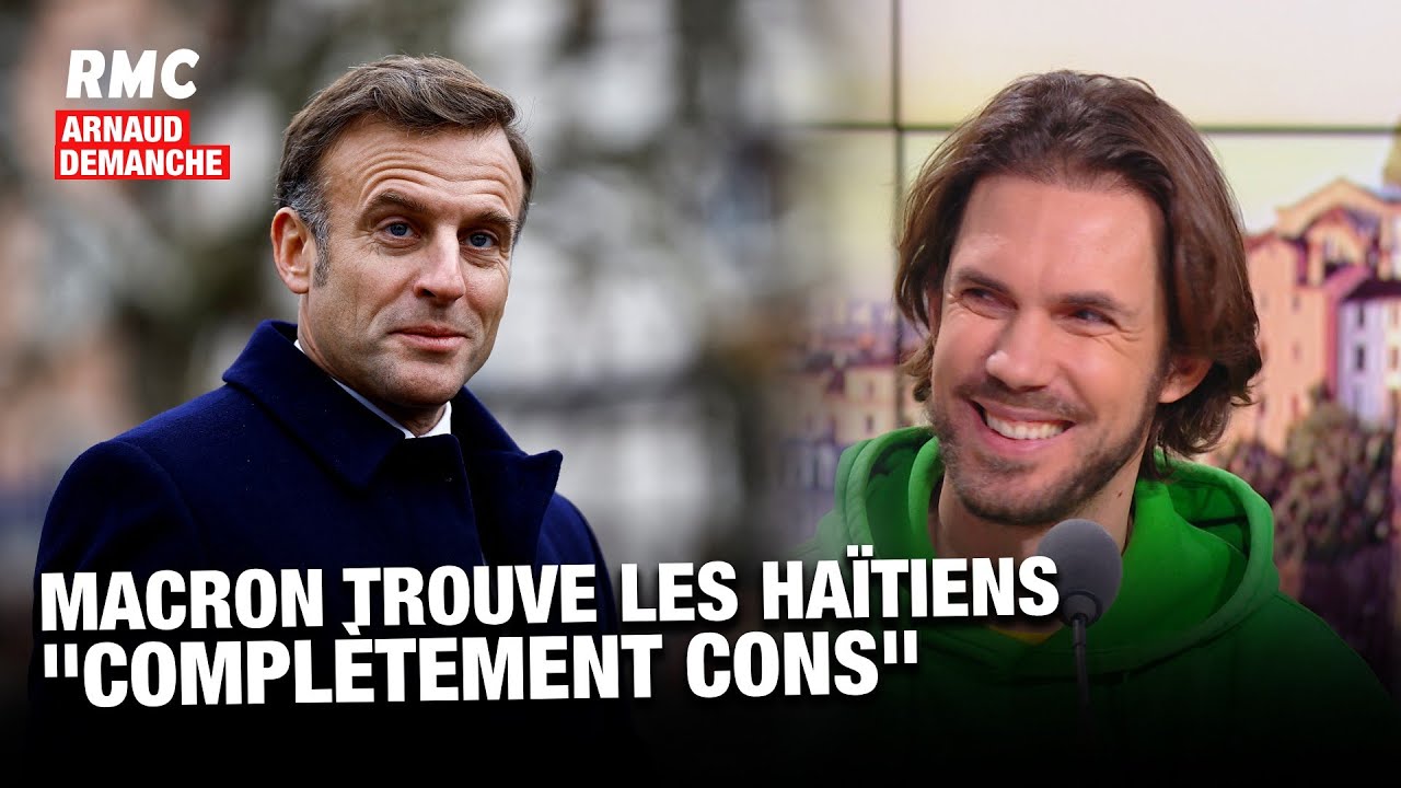 Arnaud Demanche: Macron trouve les haïtiens 