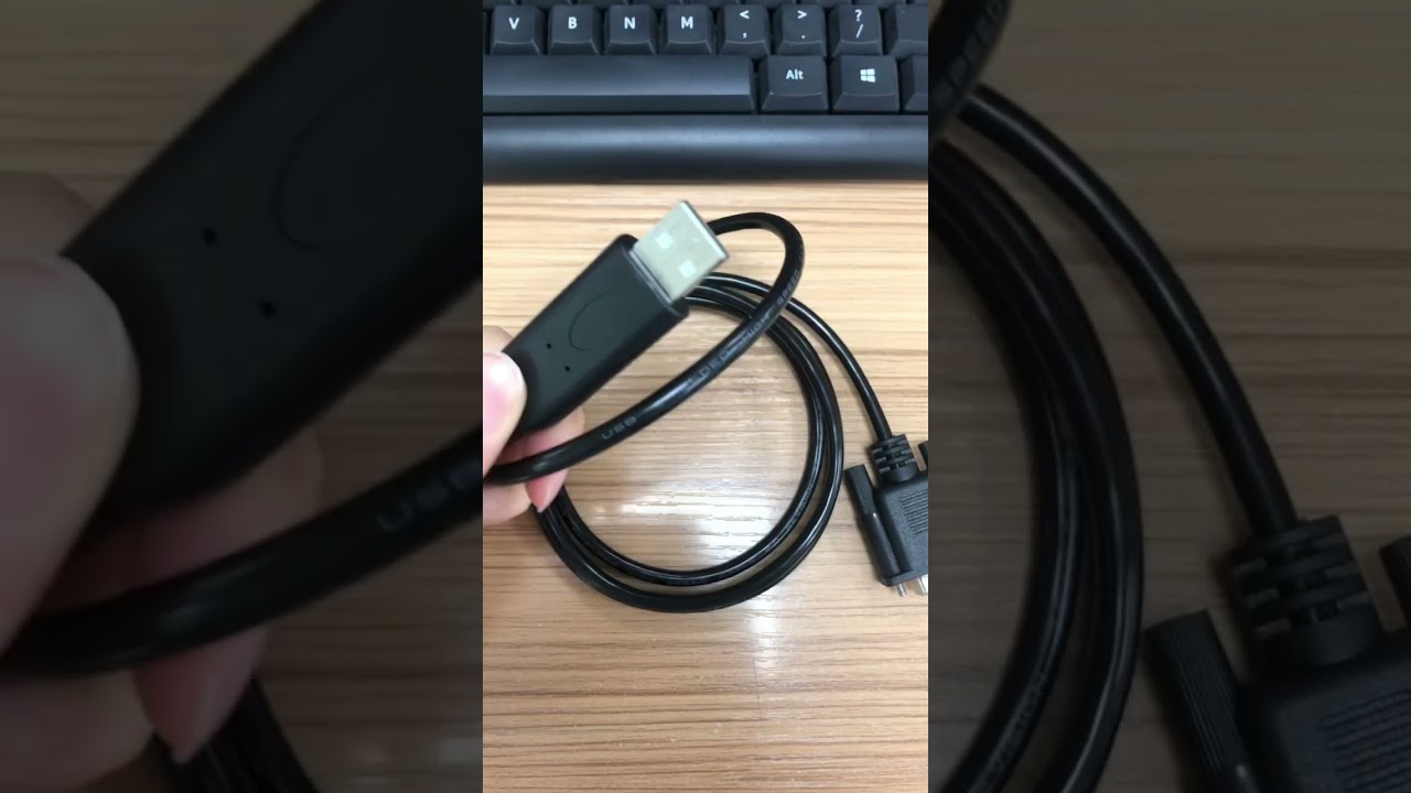 USB to RS232 serial port cable Keyboard protocol conversion RS232 to HID serial cable