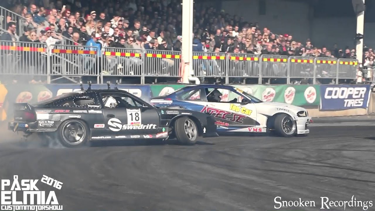 alexander granlund bmw e46 turbo drifting elmia 2016