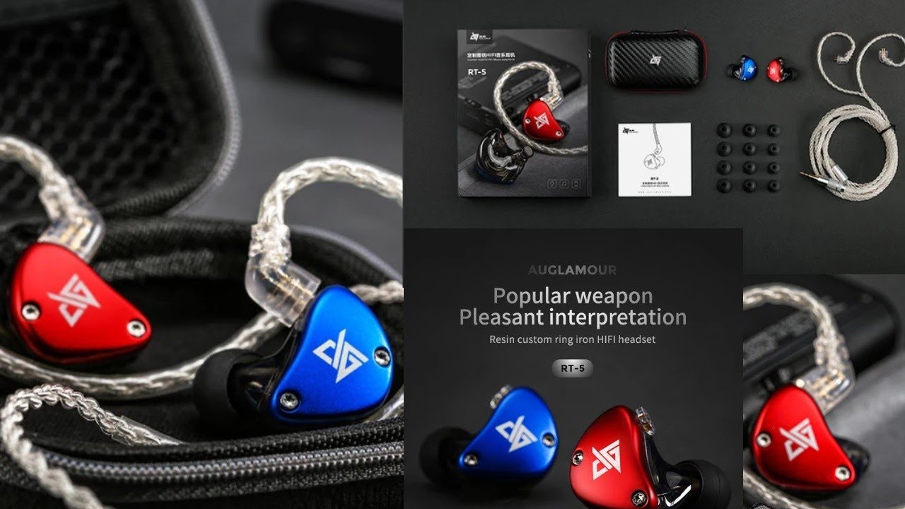 Auglamour RT5 Debuts with 10mm Titanium Coated Diaphragm Dynamic Driver plus Knowles Armature