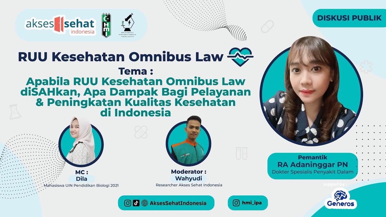Diskusi RUU Kesehatan Omnibus Law with dr Ningz 2023