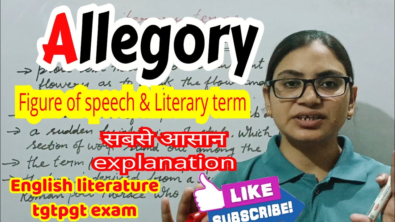 Allegory in English literature|| Definition, Examples,Important exam points for tgtpgt English exam