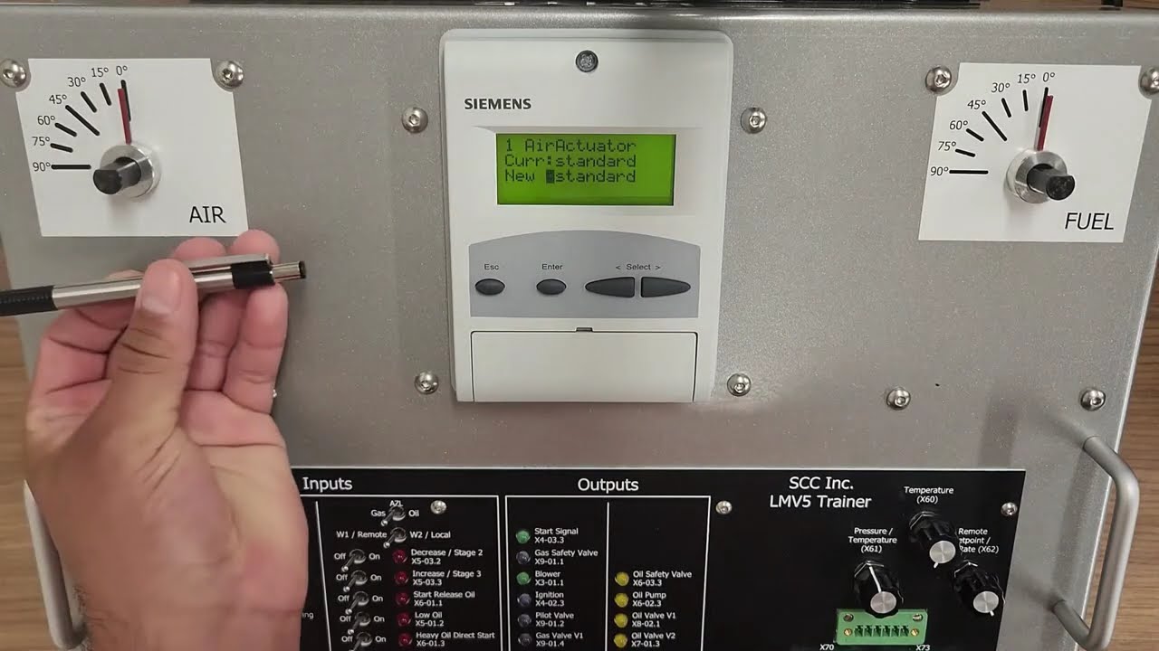 LMV5; changing actuator rotation