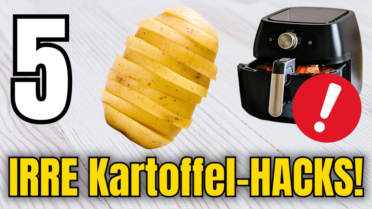 5 irre Kartoffel-Airfryer-Rezepte, die dich UMHAUEN werden! (Geniale Hacks)