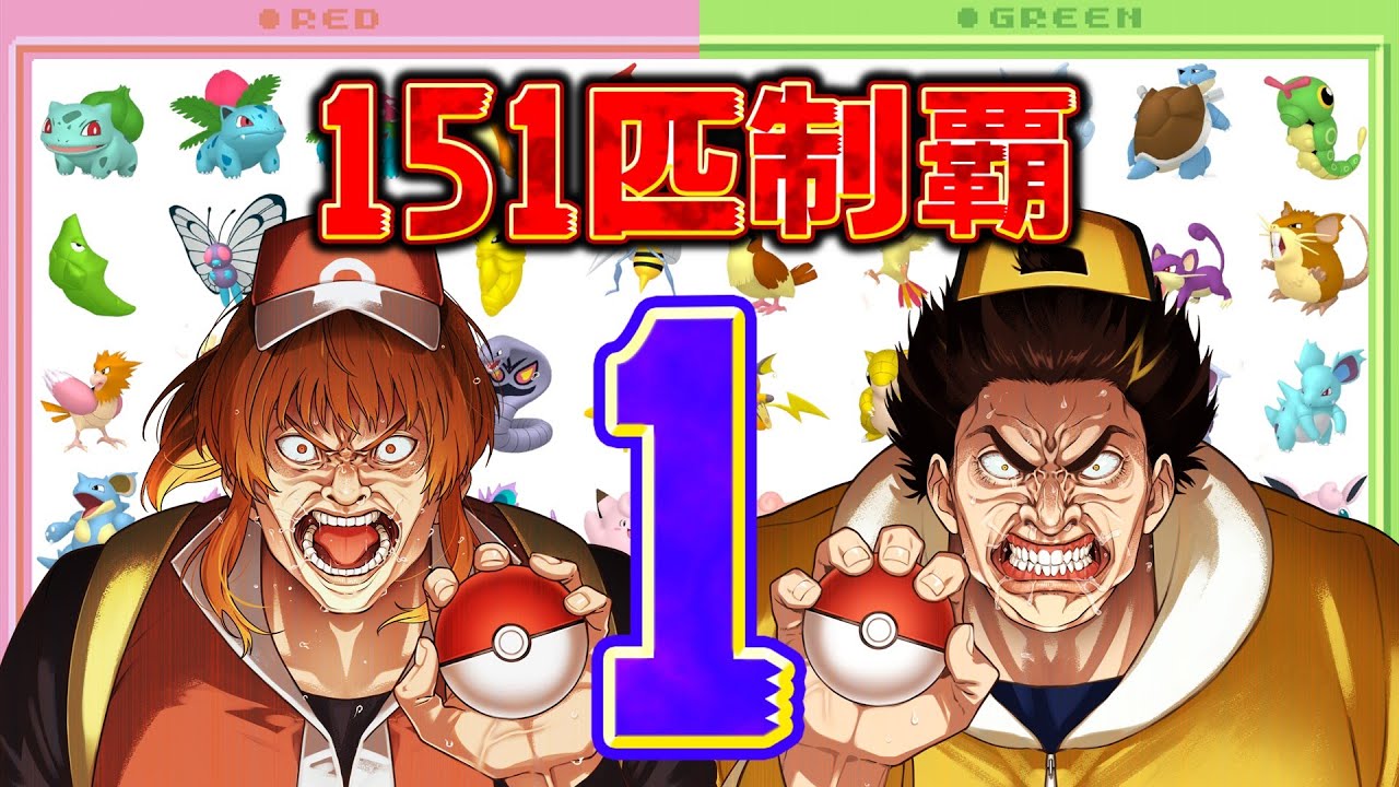 幕末志士の2画面ポケモンコンプリートだッ！！其の一