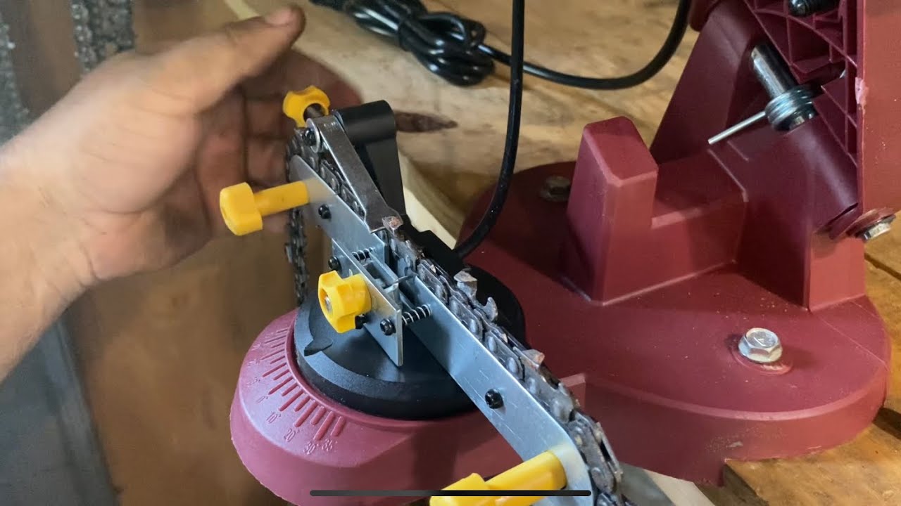 Заточной станок для цепных пил Harbor Freight Chicago: распаковка, настройка и запуск.