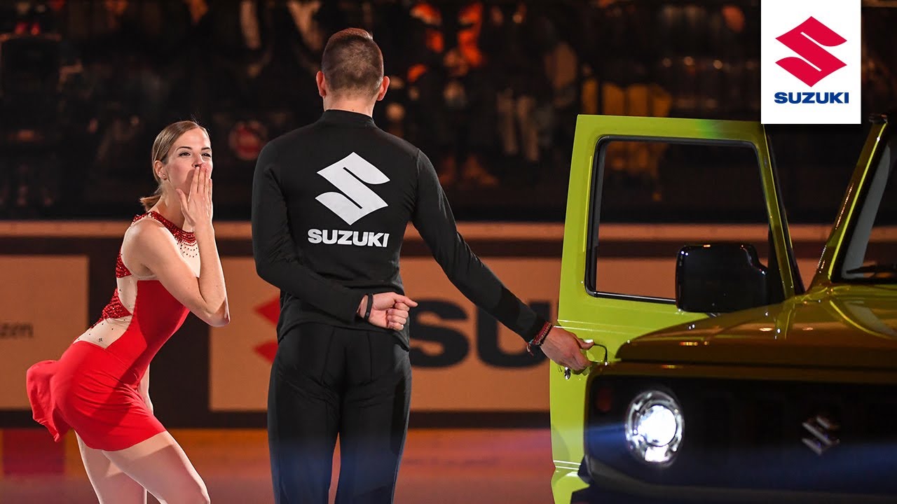 Suzuki Bolzano Passion Gala - Carolina Kostner in pista con JIMNY