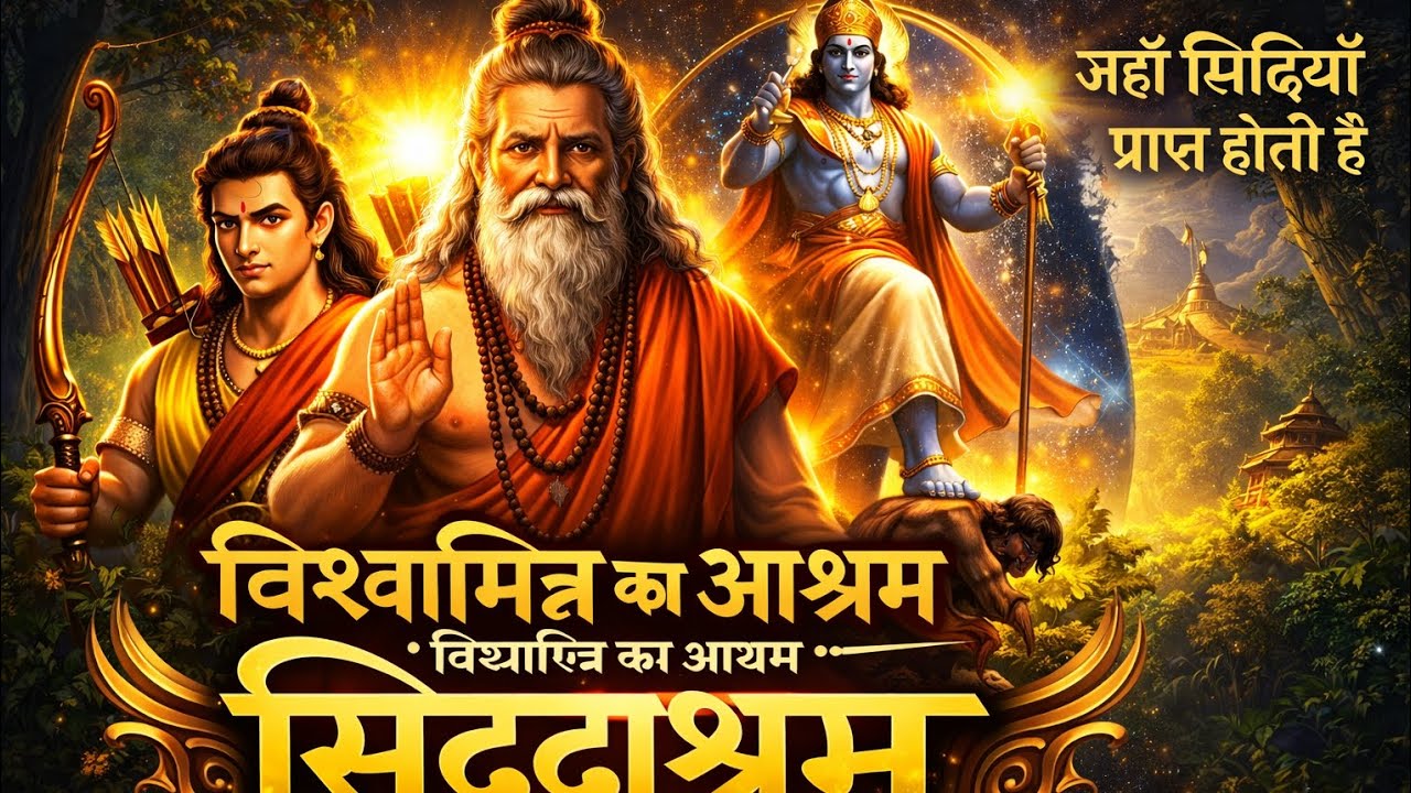 1️⃣ विश्वामित्र का सिद्धाश्रम की दिव्य कथा 🙏🙏❤🙏🙏 #bhaktikatha #hanumanji #bagti 
