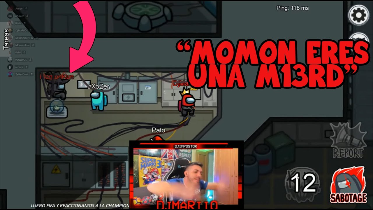 DjMaRiiO SE CABREA CON MOMON EN AMONG US