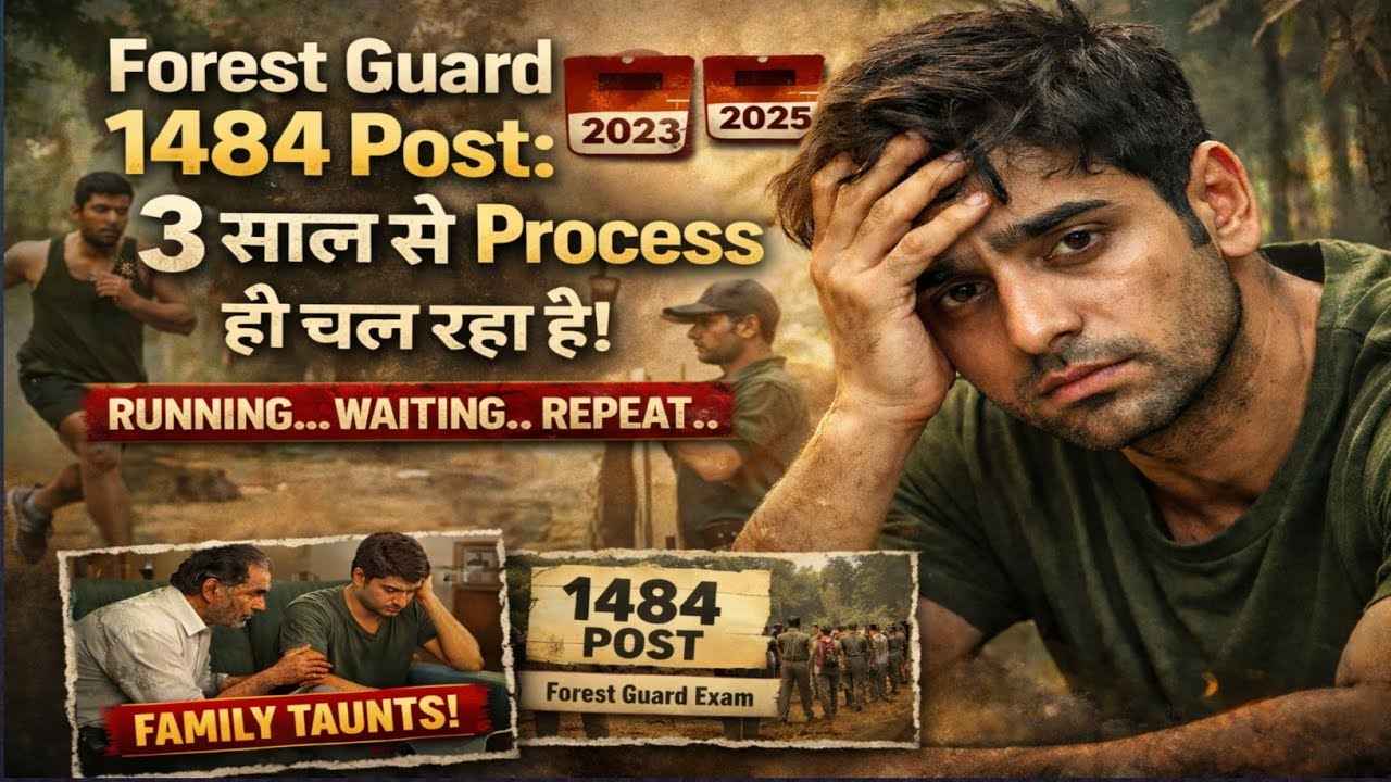 “1484 पोस्ट… 3 साल इंतज़ार! 😓 | CG Forest Guard Exam Update 2026”