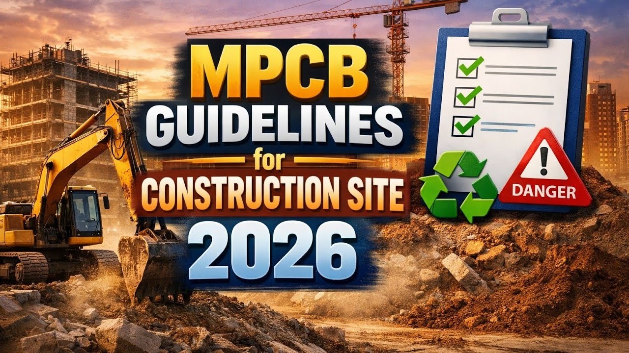 MPCB Guidelines for Construction site 2026 // Maharashtra pollution control board update 2026