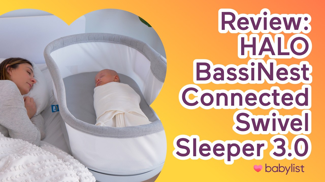Обзор: HALO BassiNest Connected Swivel Sleeper 3.0 | Распознаёт и успокаивает плач младенцев | Ba...