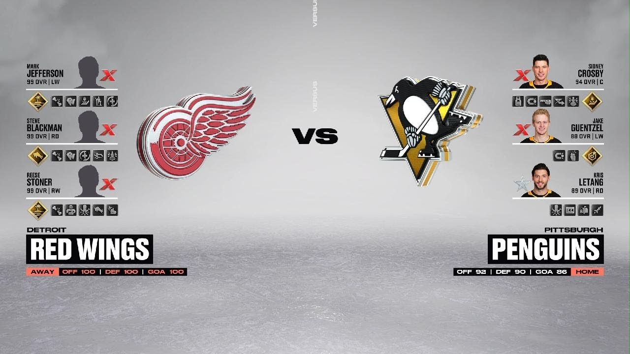 NHL 23 - Detroit vs Pittsburgh - 74 Of Year 2