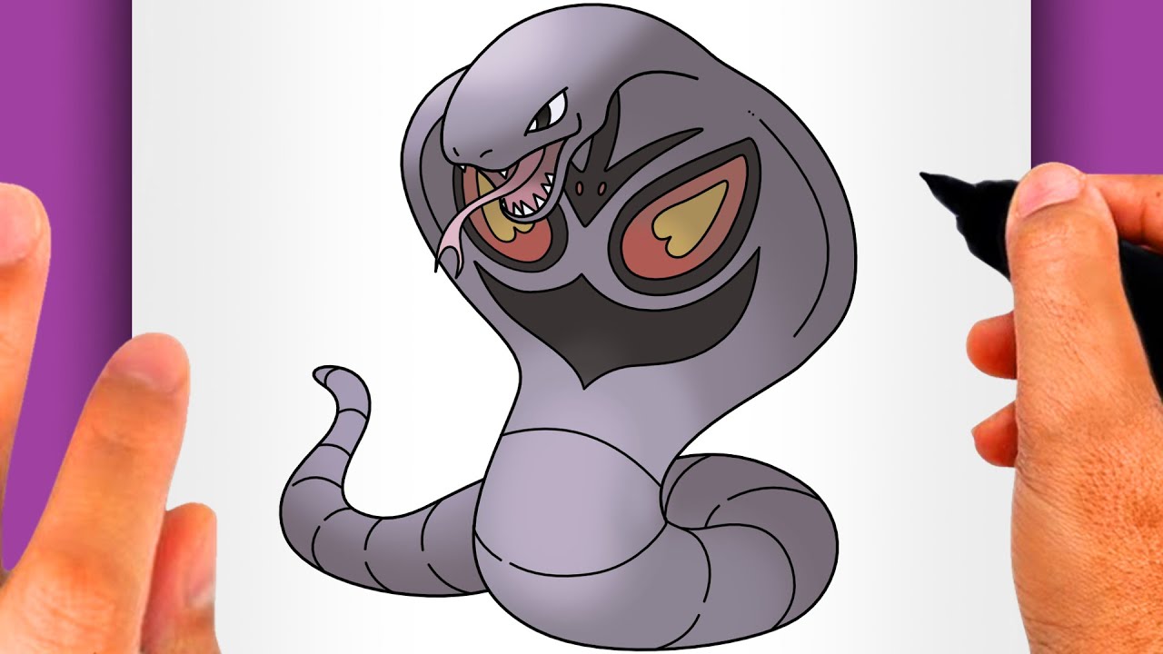 HOW TO DRAW ARBOK - How to Draw Pokémon Nº 0024 (EASY POKÉMON DRAWING) - Arbok Drawing