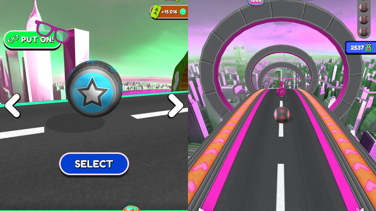 Going Balls Speedrun Challenge Vs Reverse Balls Speedrun Walkthrough Gameplay