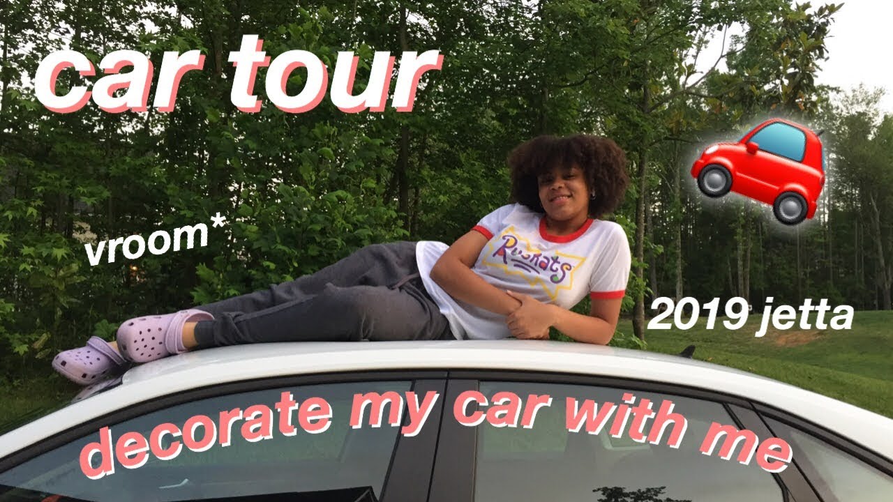 decorate my car with me + car tour | 2019 jetta | erin aja