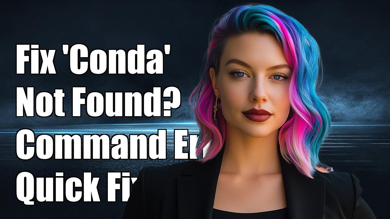 Fix 'Conda' Not Recognized as Internal or External Command Error