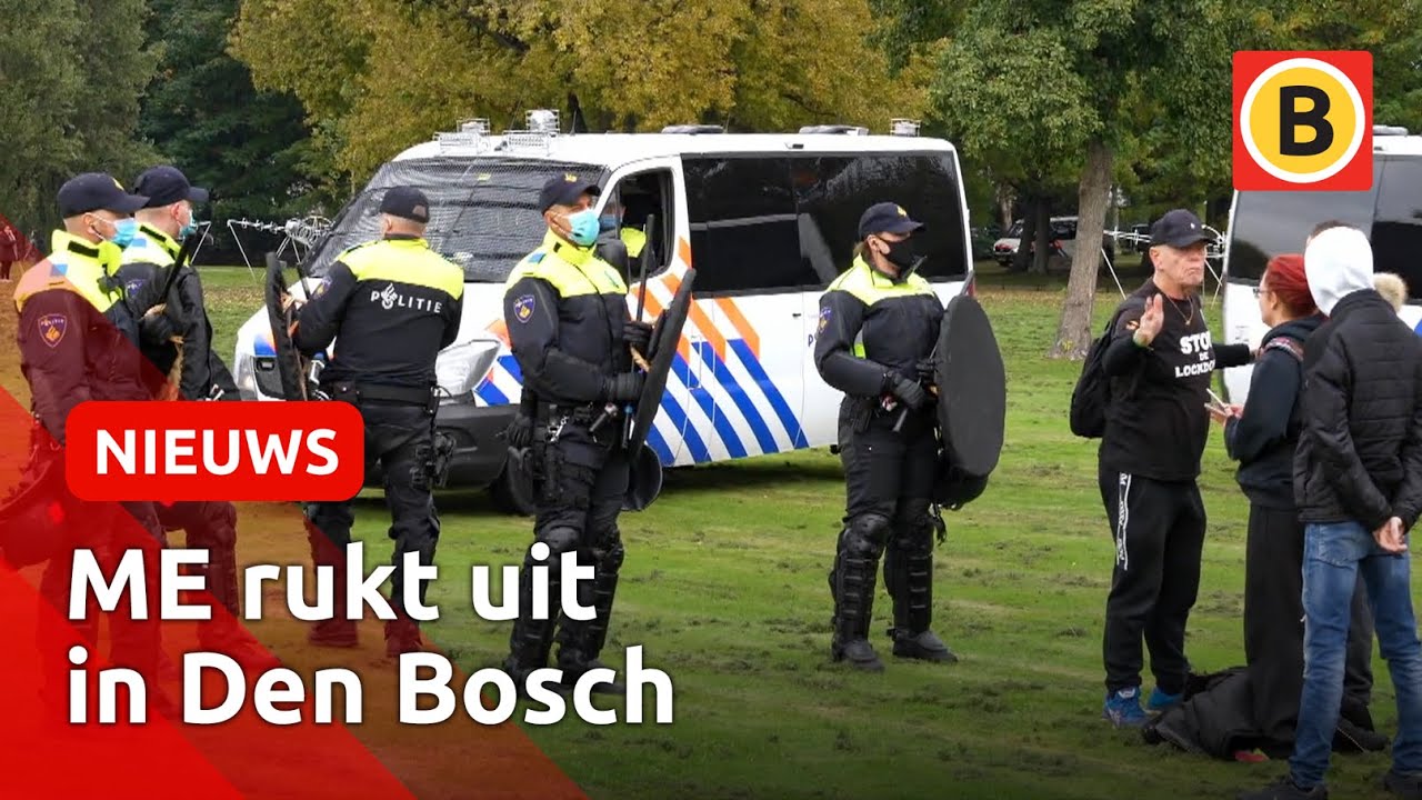 Honderden coronademonstraten in Den Bosch | Omroep Brabant
