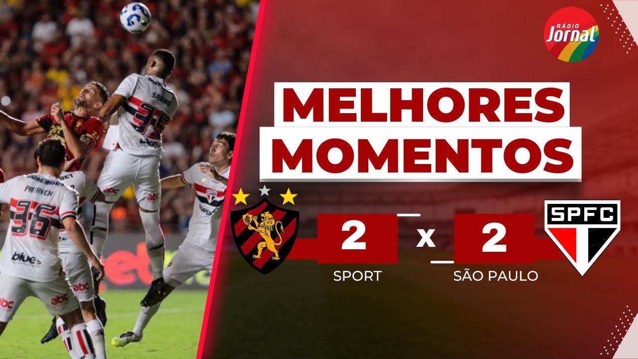 Sport 2 x 2 São Paulo - Melhores Momentos - 16.08.25