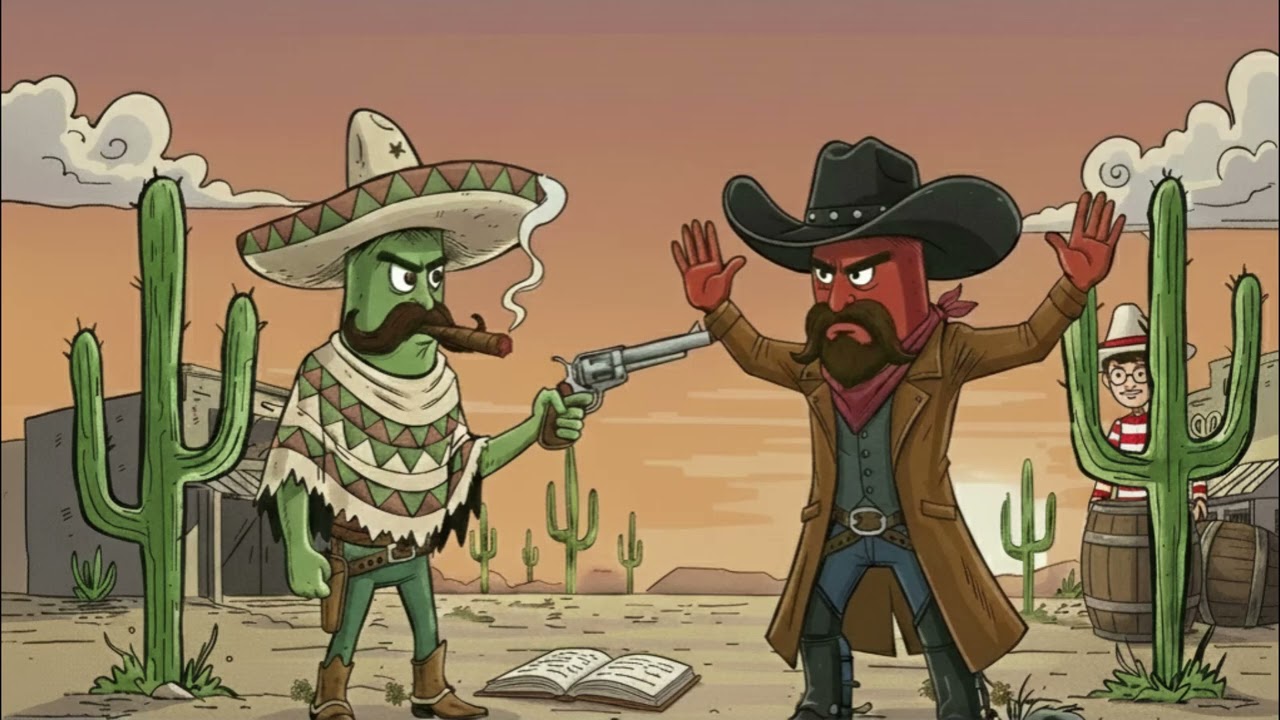 Rancheras crudas mexicanas 🤠🌶️  ¡Manos arriba o te hago salsa!