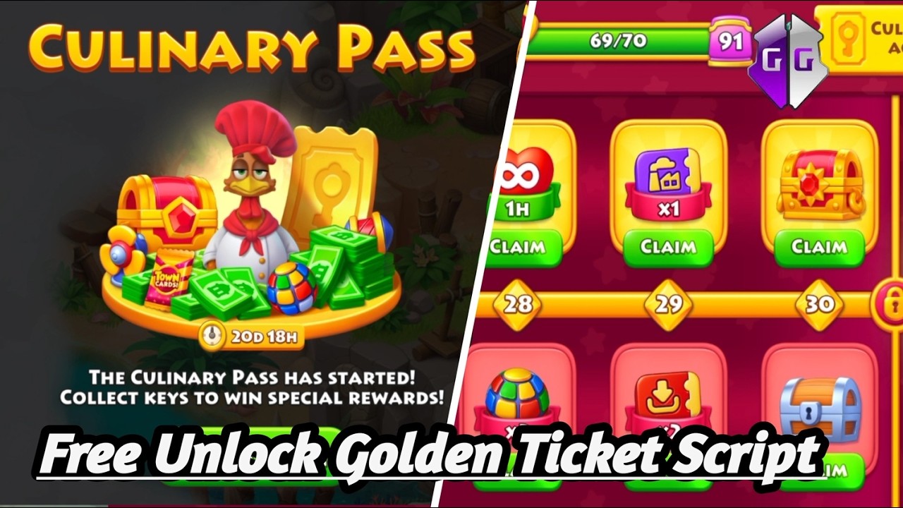 Township Culinary Pass Unlock with Game Guardian || New Update Script 2026