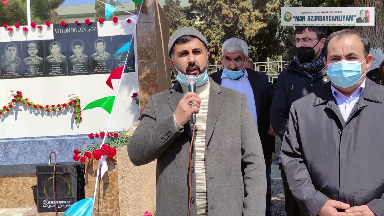 Türkanda şəhidlər bulağın açılışı.