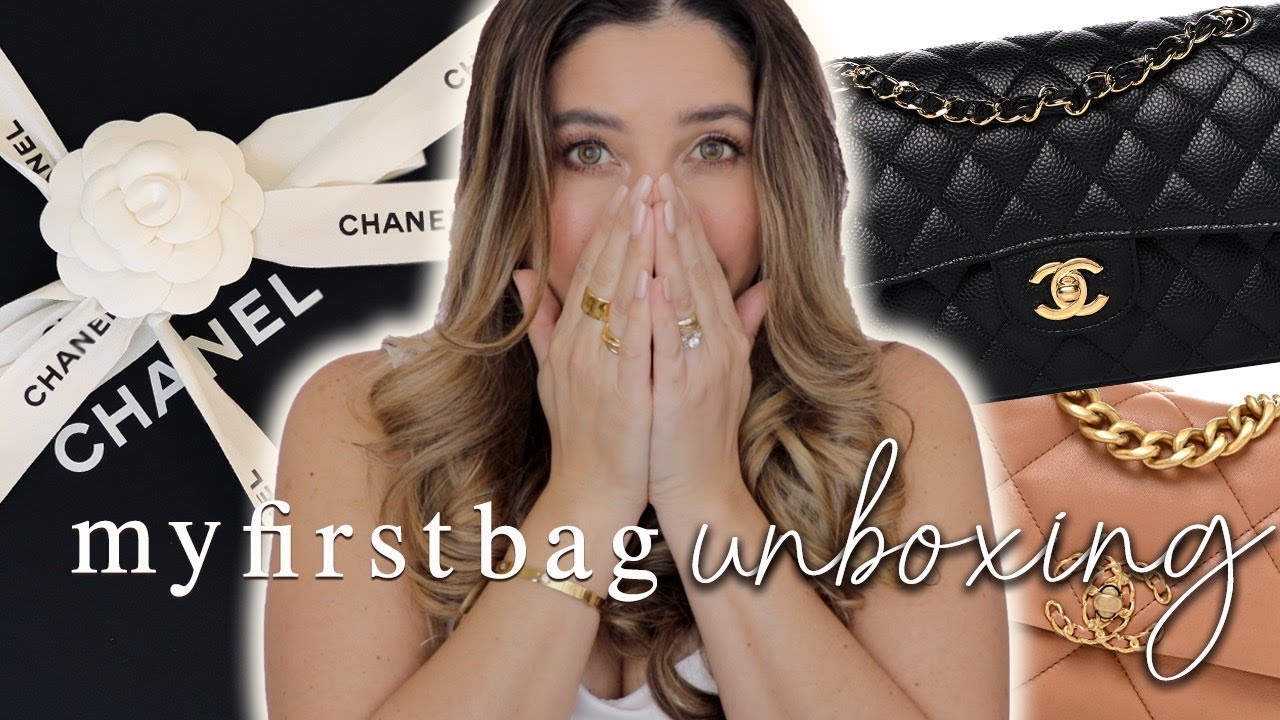 FIRST CHANEL BAG UNBOXING