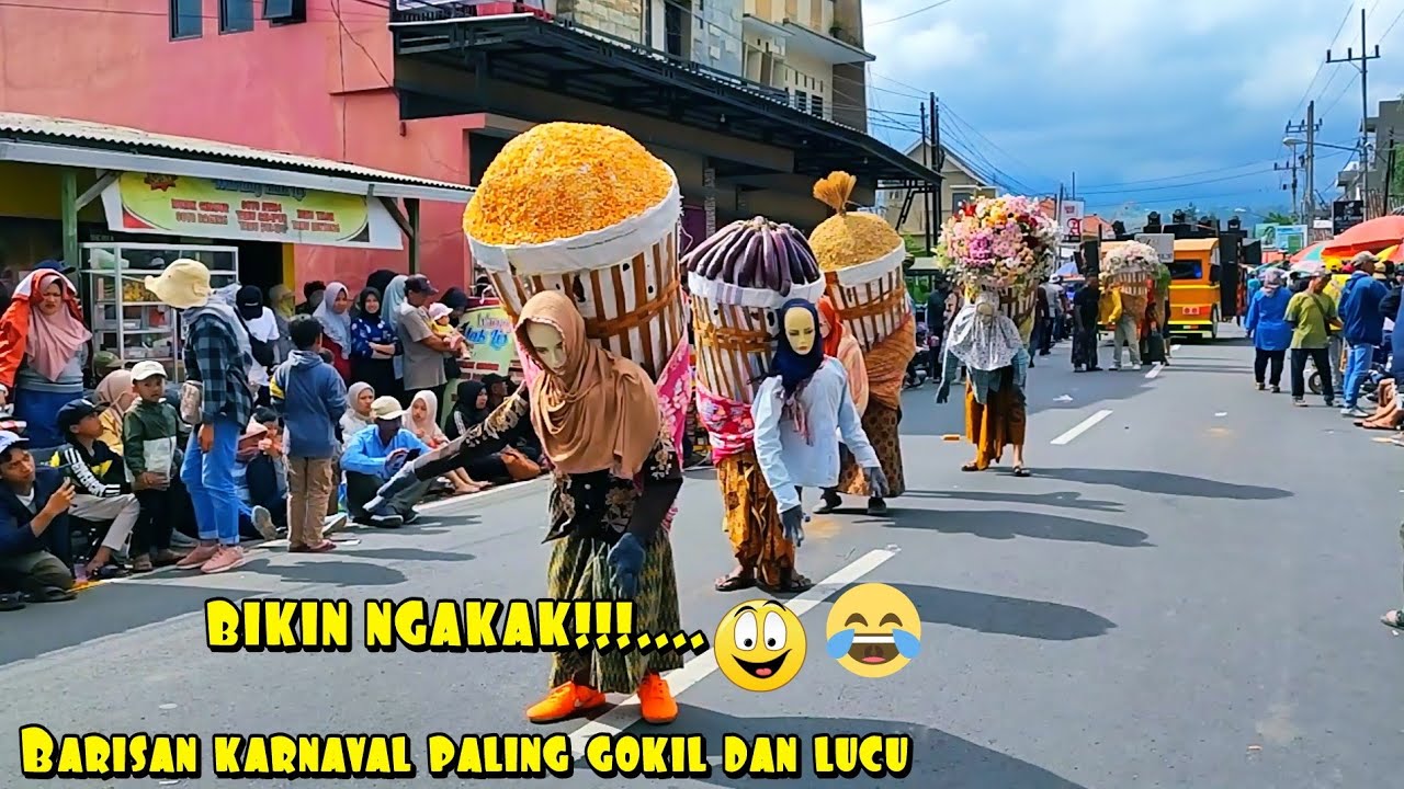 Barisan karnaval paling lucu dan kreatif  bikin ngakak....