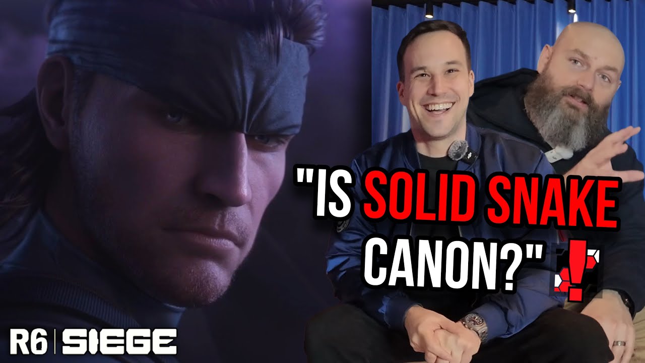 Я спросил у Ubisoft, как Солид Снейк вписывается в лор Rainbow Six Siege!