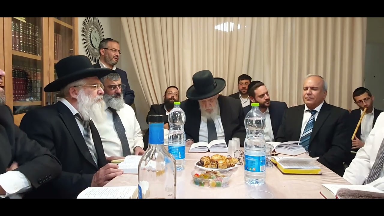 יחיאל נהרי בבית מרן חכם שלום כהן   אלי בא זמן