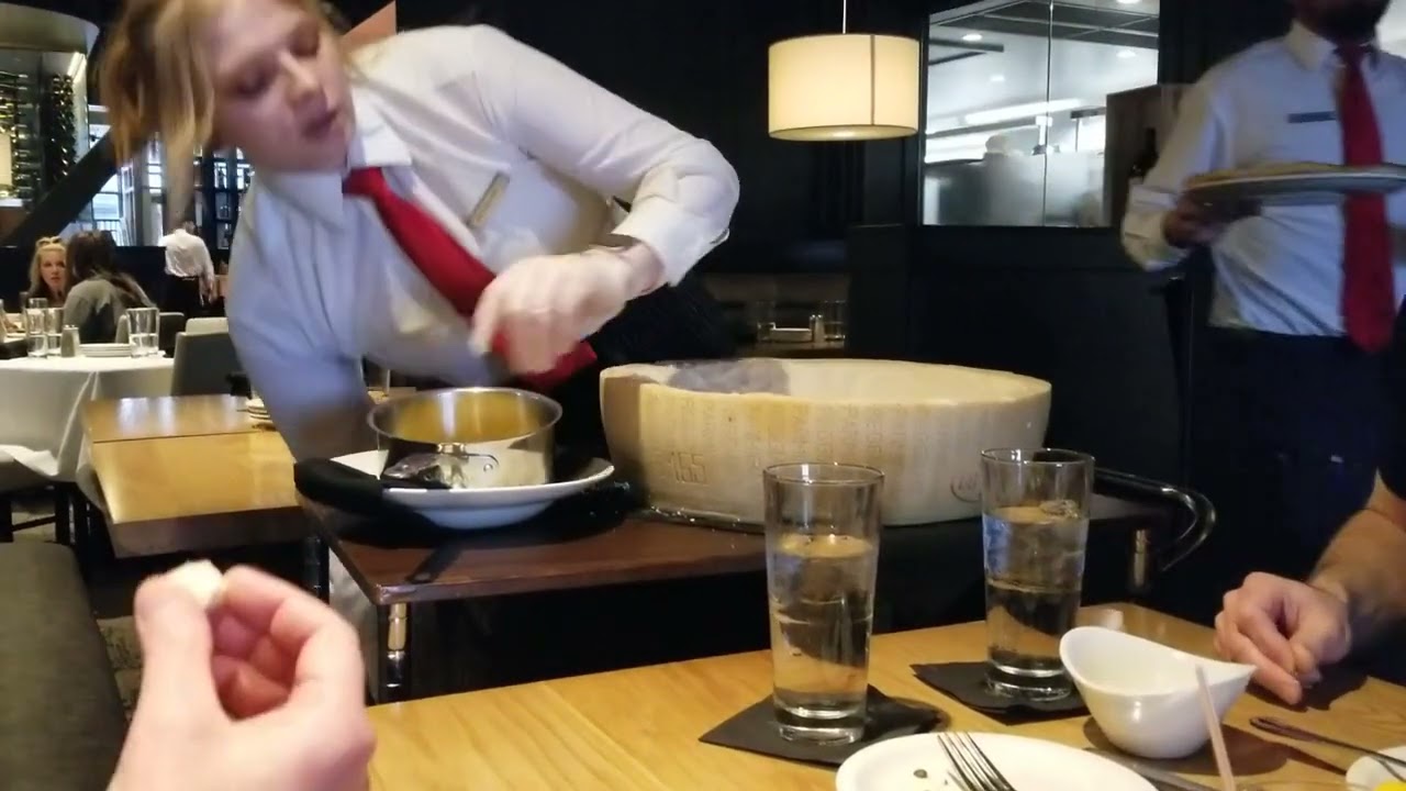 Tableside Fettuccine Alfredo at Gratzi in Michigan