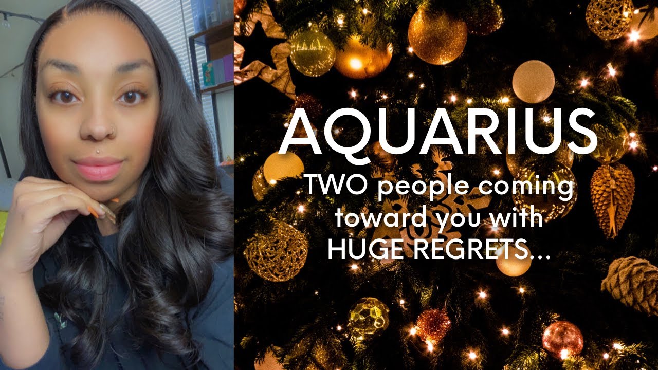 AQUARIUS ♒️ TWO people coming toward you, BOTH with HUGE REGRETS 😔 Mishandled you…