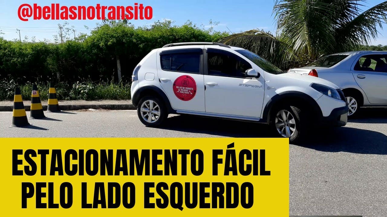 Como estacionar fácil do lado esquerdo entre dois carros