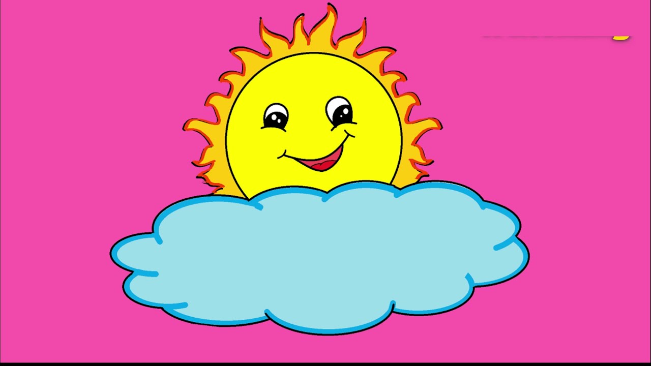 How To Draw Sun Step By Step in MS Paint