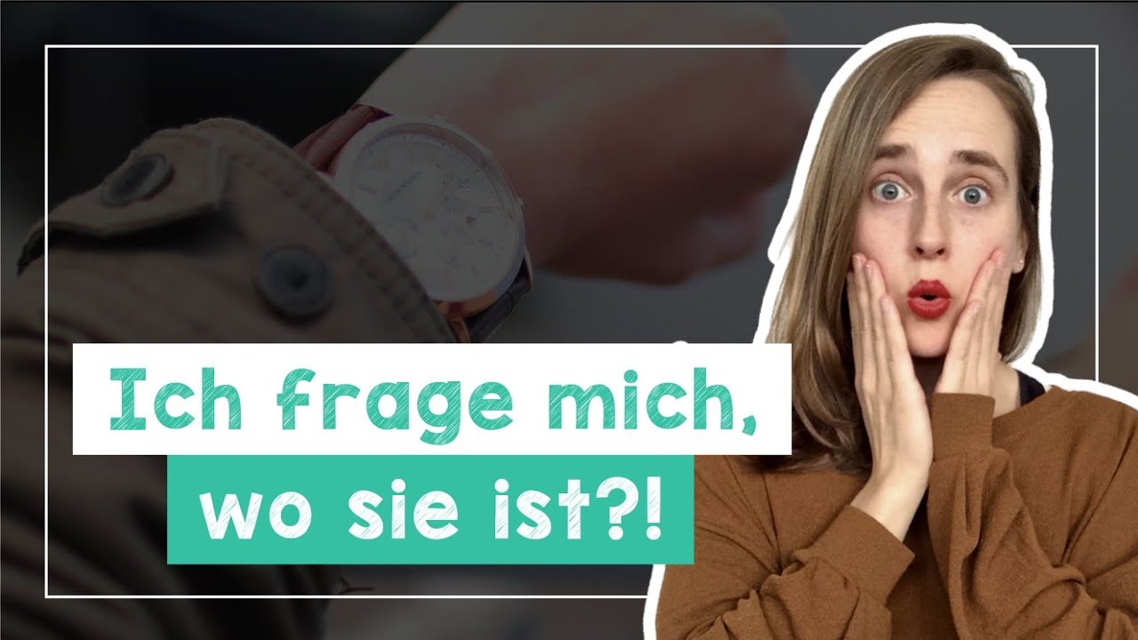 Indirekte Fragen in der Deutschen Grammatik - B1 [mit Jacqueline]