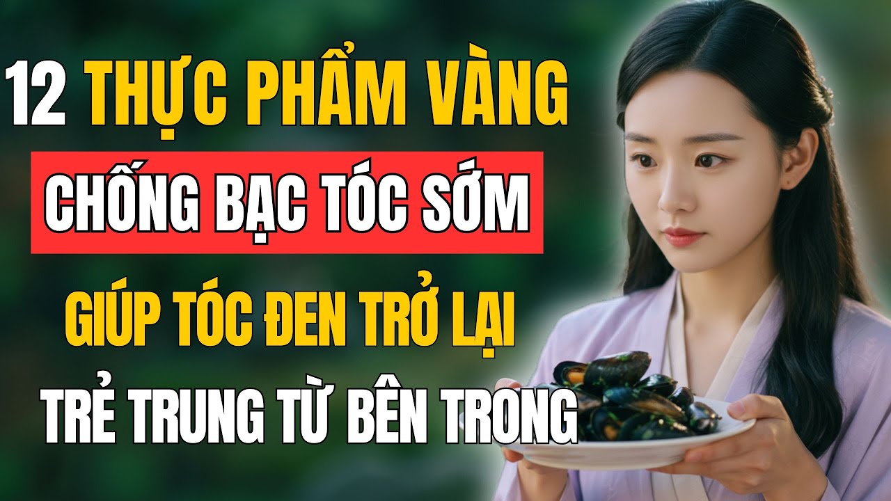 12 Thực Phẩm Vàng Chống Bạc Tóc Sớm: Giúp Tóc Đen Trở Lại, Trẻ Lâu Từ Bên Trong | Bồ Đề Tâm An