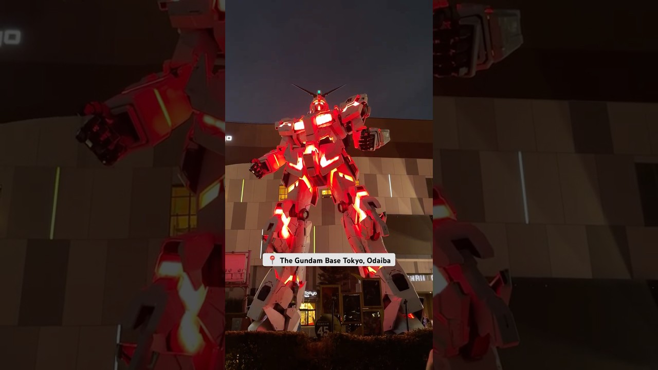 Unicorn Gundam transforming at the Gundam base Tokyo #Odaiba #tokyo #Japan #unicorngundam