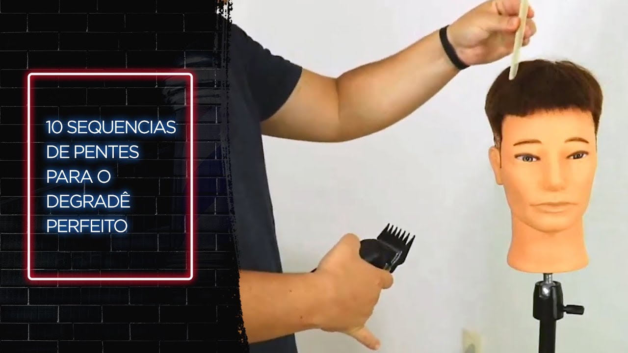 10 sequencias de pentes para o degradê perfeito