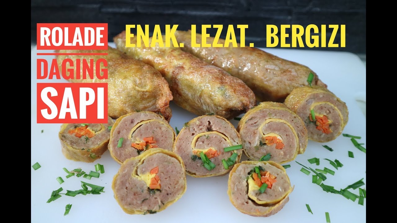 rolade daging sapi // resep rolade daging sapi , enak , mudah , dan sehat serta bergizi