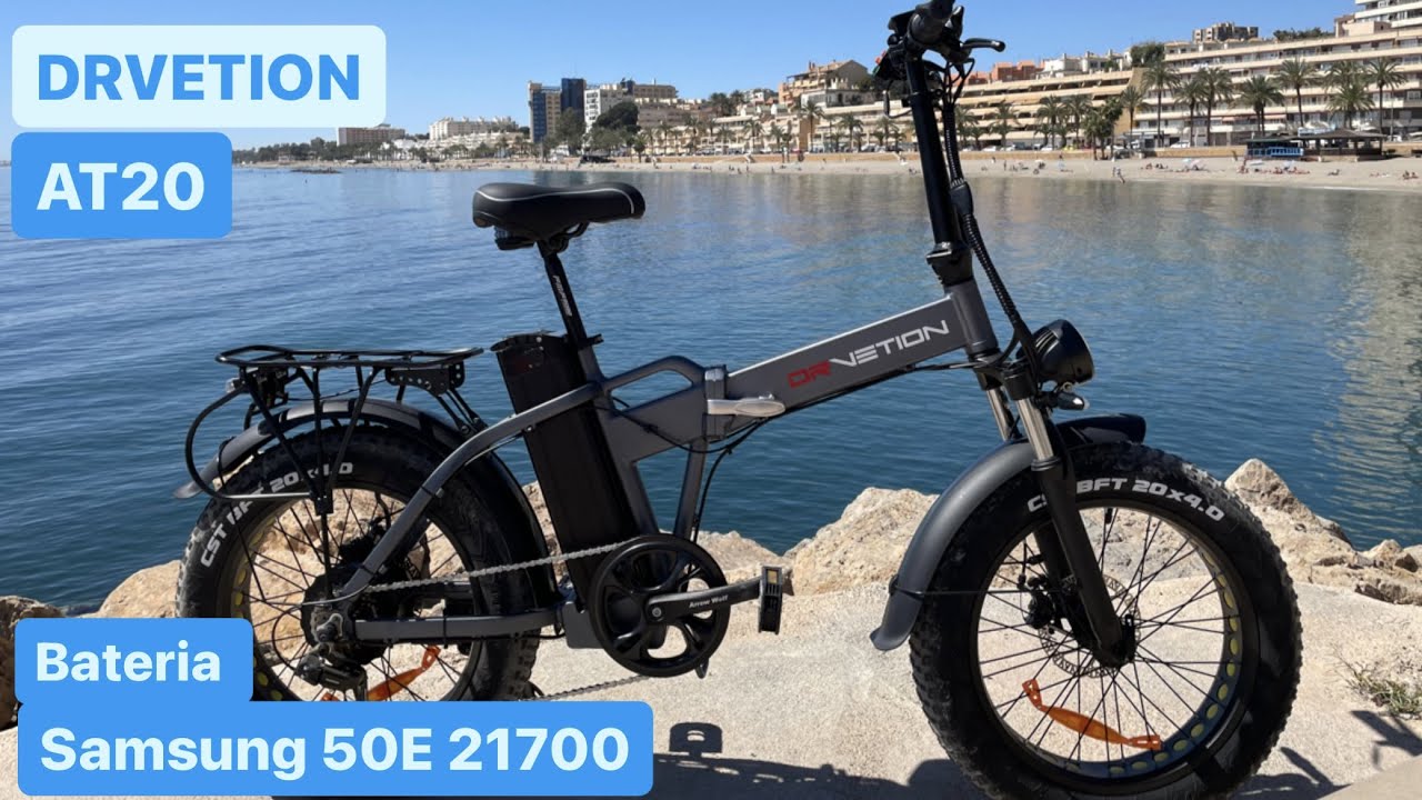 😍 ESTA BICI ELECTRICA ANDA MAS QUE UNA MOTO DE 49CC 🚲💨🛵 | DRVETION AT20 BATERIA CELDAS SAMSUNG
