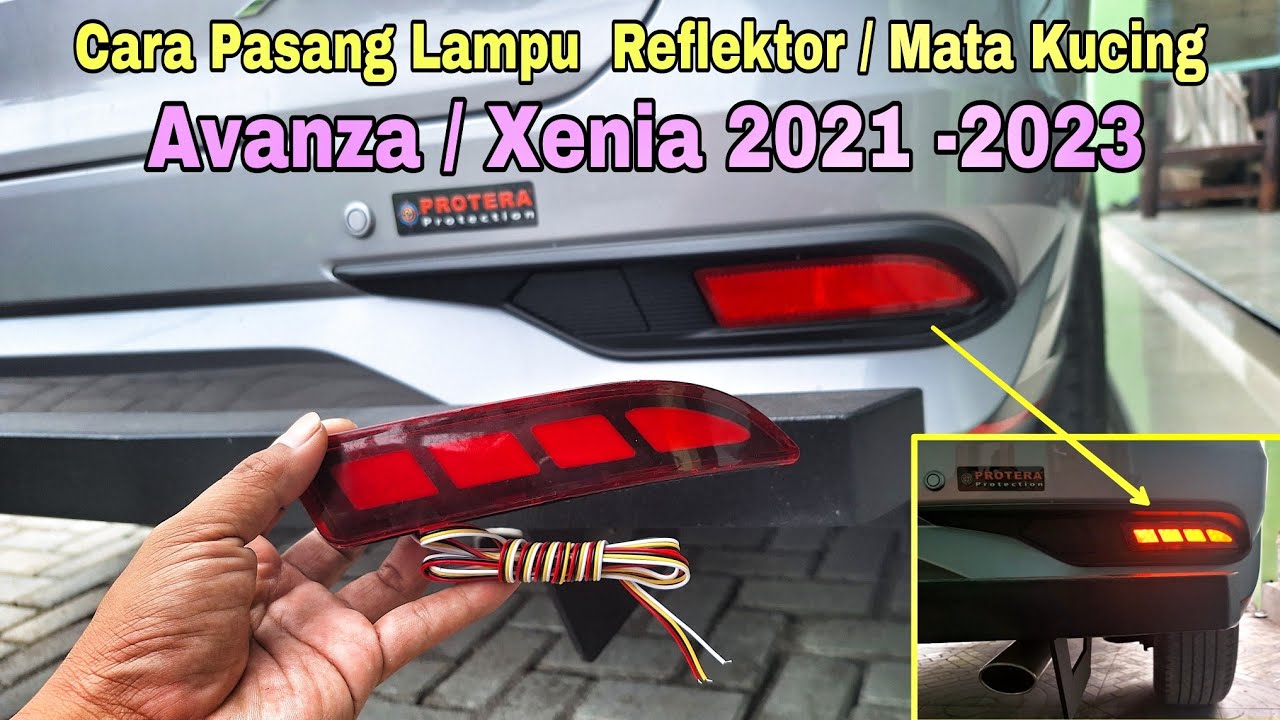 Tutorial Cara Pasang Lampu Reflektor / Mata Kucing di All New Avanza Xenia 2021 - 2023