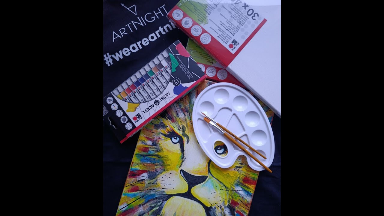 Unboxing Artnight Acryl Malset