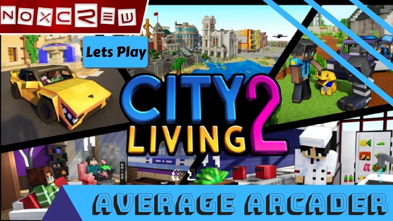Lets Play Minecraft City Living 2/ Ep1