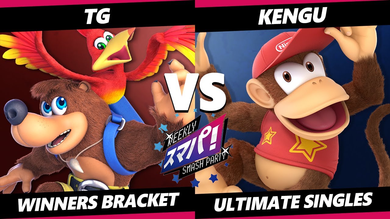 Sumapa 95 - TG (Banjo Kazooie) Vs. Kengu- (Diddy Kong) Smash Ultimate - SSBU
