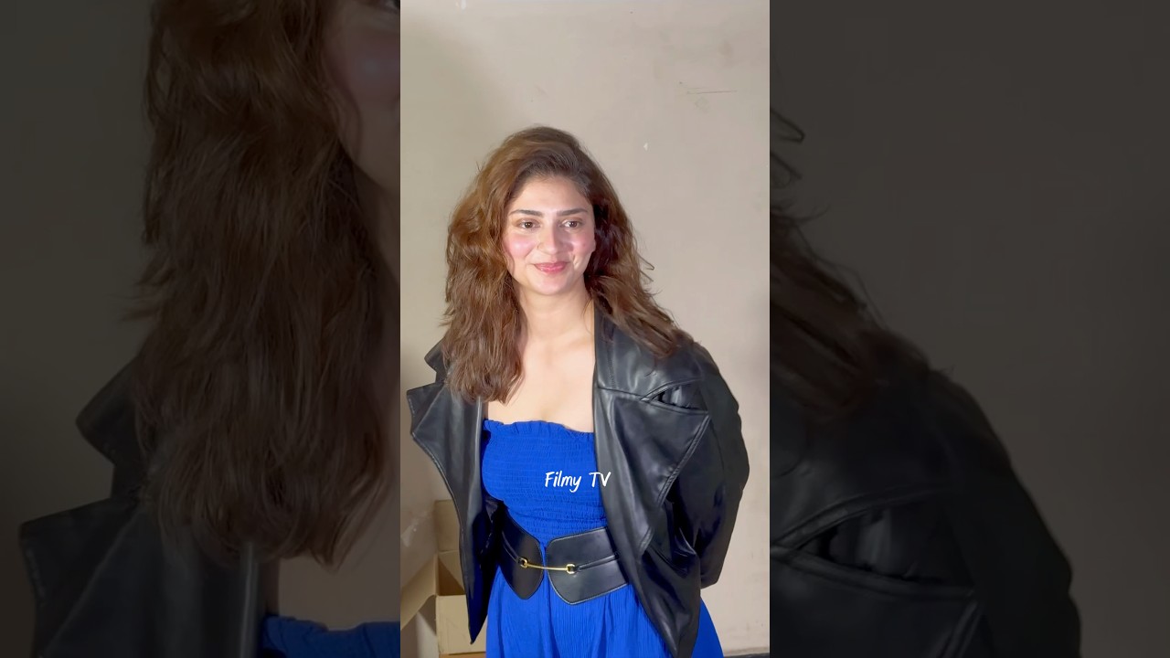Nazia Davison snapped at Dillruba Movie Promotional event